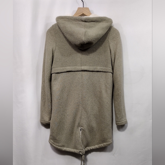 Rip Curl Penny Longline Fleece Jacket Women's S Cream Casual Retro Warm - Picture 5 of 11